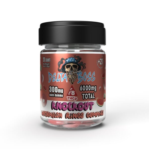 Knockout Gummies Delta 8+THCp 6000mg - Image 2